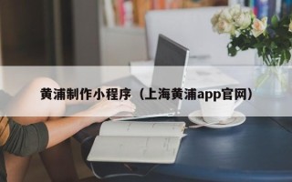 益阳黄浦制作小程序（上海黄浦app官网）