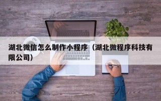 益阳湖北微信怎么制作小程序（湖北微程序科技有限公司）
